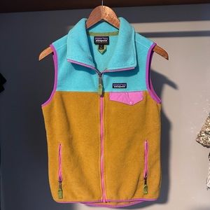 Patagonia tricolor fleece vest
